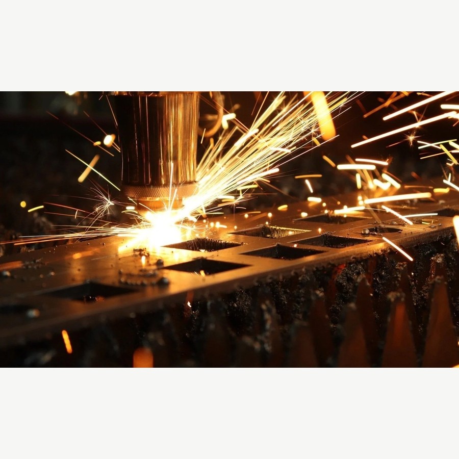 Steel profile cutting reference image